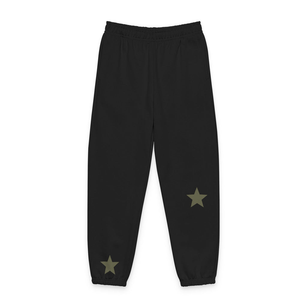 Star Accent Sweatpants – Minimalist Star Graphic Joggers