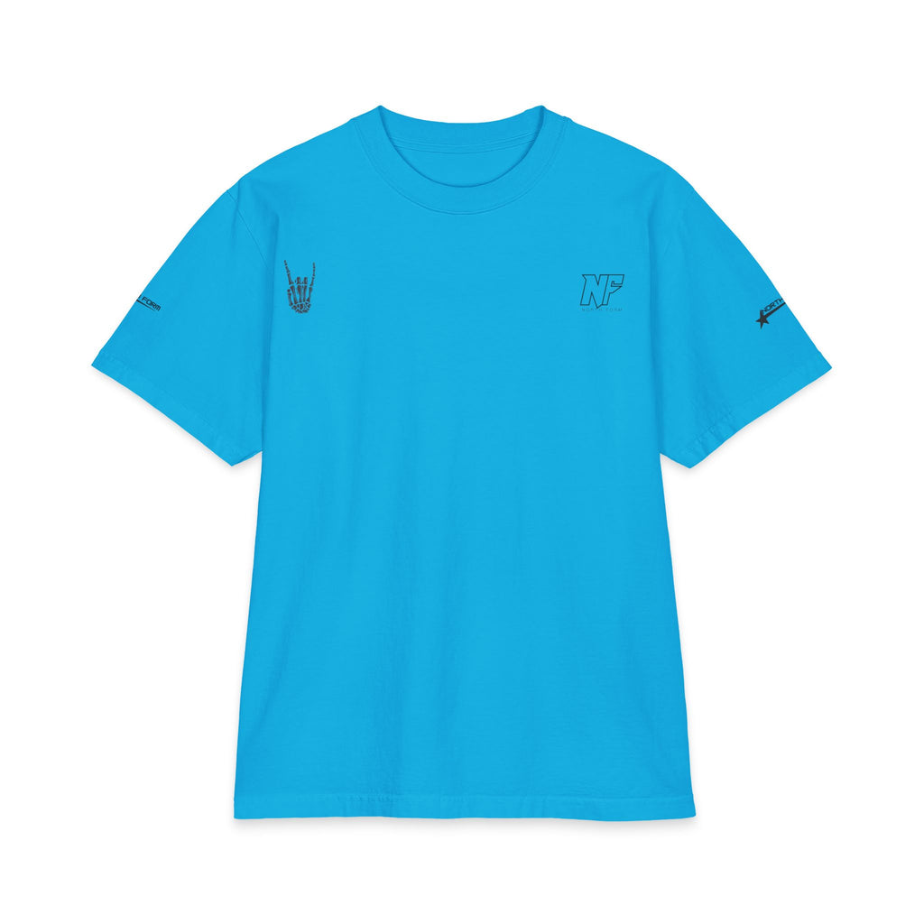 Relaxed Skeleton Graphic T-Shirt — "Chill Vibes" Back Print