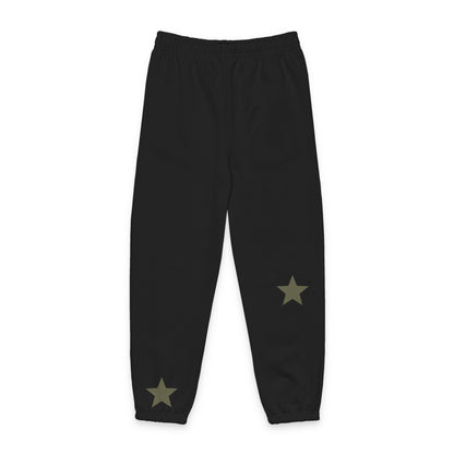 Star Accent Sweatpants – Minimalist Star Graphic Joggers