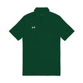 Embroidered White Performance Polo Shirt