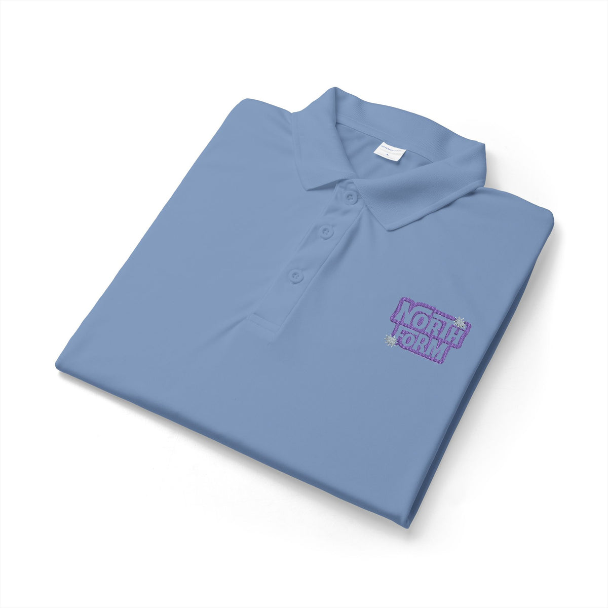North Form Embroidered Polo Shirt — Performance Sport-Tech Work or Team Polo