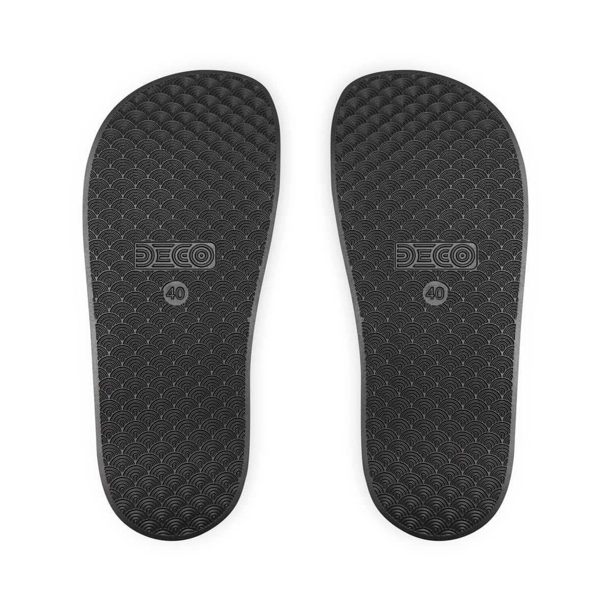 Men's Removable-Strap Slide Sandals — Custom Pattern Comfort Slides