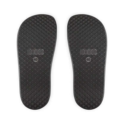 Men's Removable-Strap Slide Sandals — Custom Pattern Comfort Slides