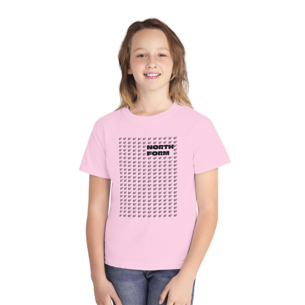 Youth T-Shirt — North Form Grid Graphic Tee (Youth Midweight)