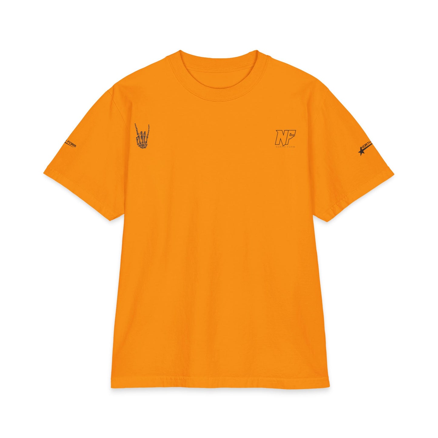 Relaxed Skeleton Graphic T-Shirt — "Chill Vibes" Back Print