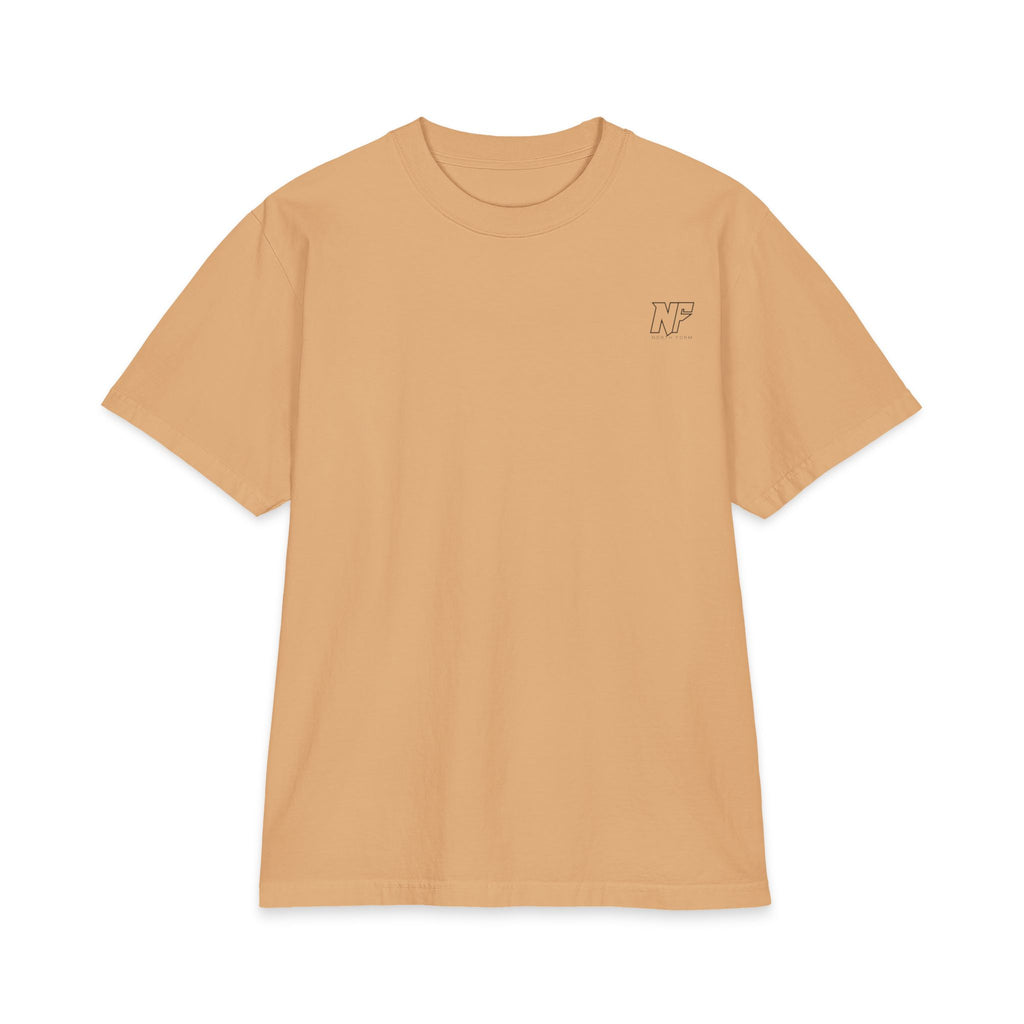 Graphic Tee — 'Overthinking Solves Nothing' Retro Statue Backprint