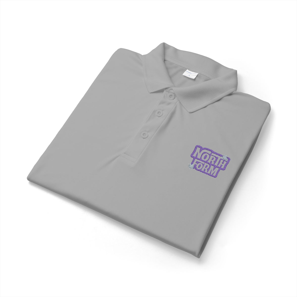 North Form Embroidered Polo Shirt — Performance Sport-Tech Work or Team Polo