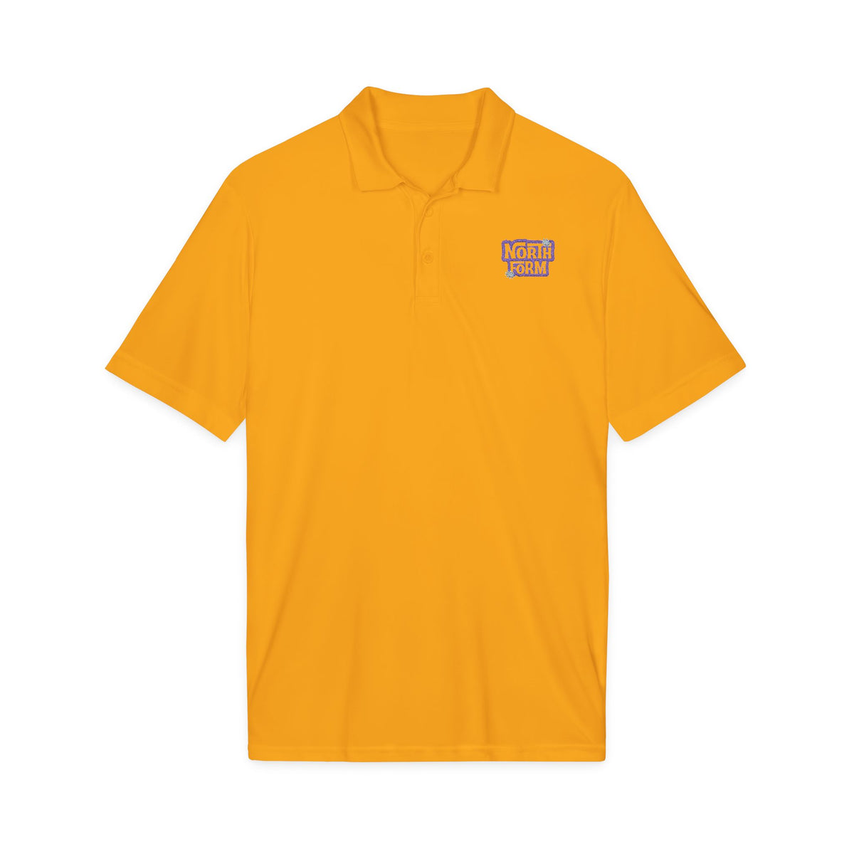 North Form Embroidered Polo Shirt — Performance Sport-Tech Work or Team Polo