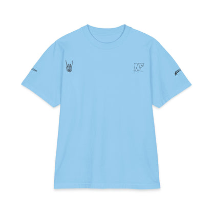 Relaxed Skeleton Graphic T-Shirt — "Chill Vibes" Back Print