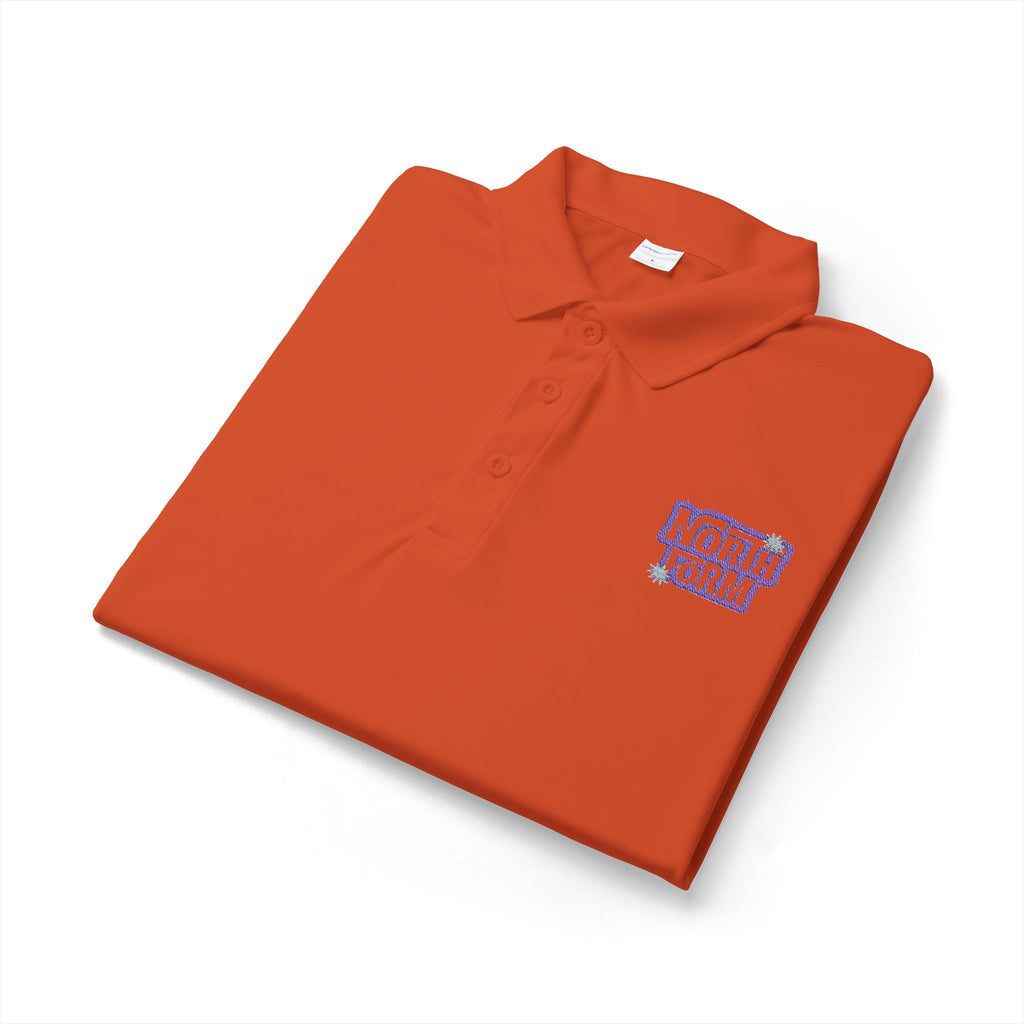 North Form Embroidered Polo Shirt — Performance Sport-Tech Work or Team Polo