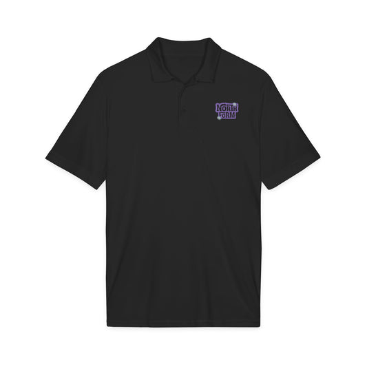 North Form Embroidered Polo Shirt — Performance Sport-Tech Work or Team Polo