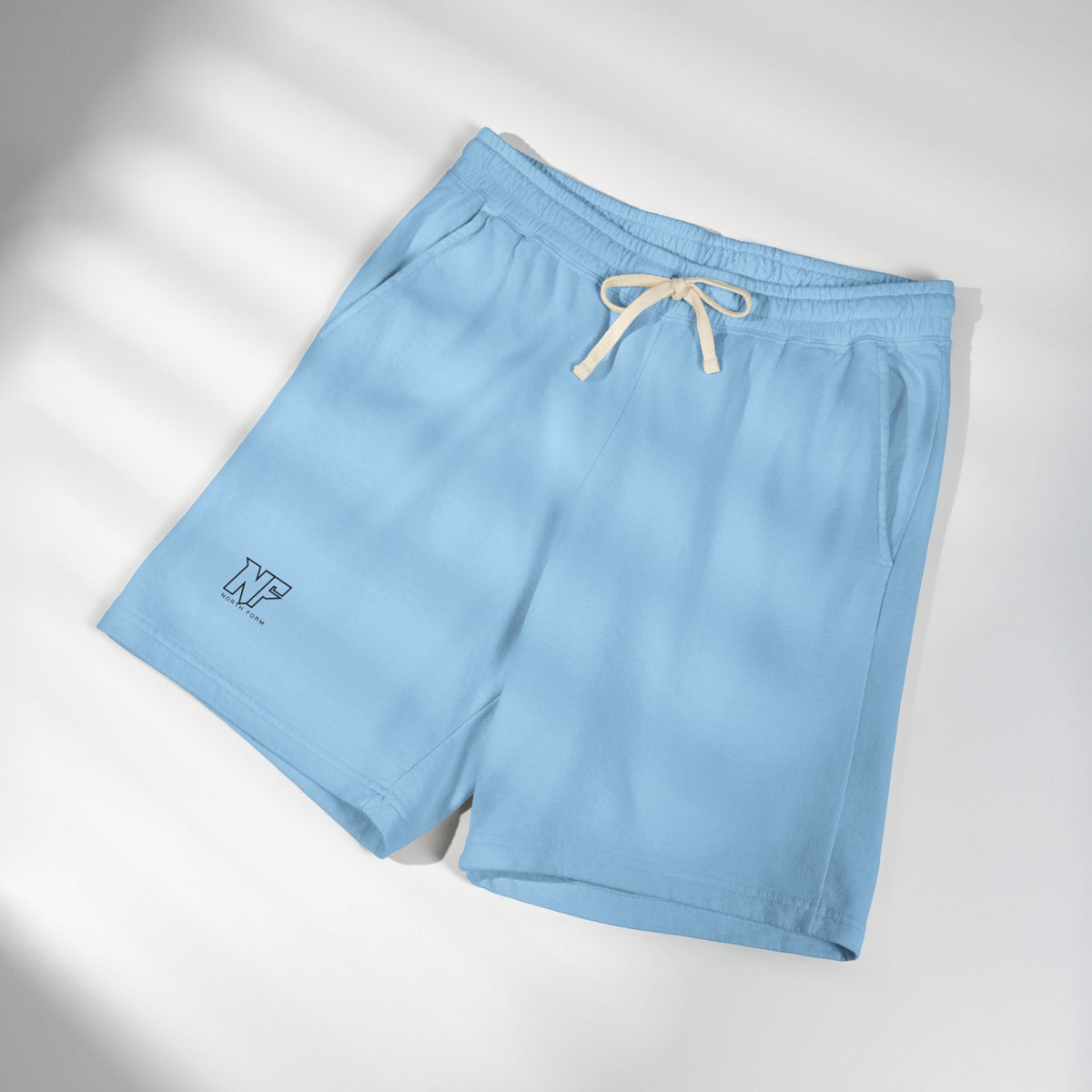 Lightweight Garment-Dyed Fleece Sweat Shorts — Casual Lounge & Activewear