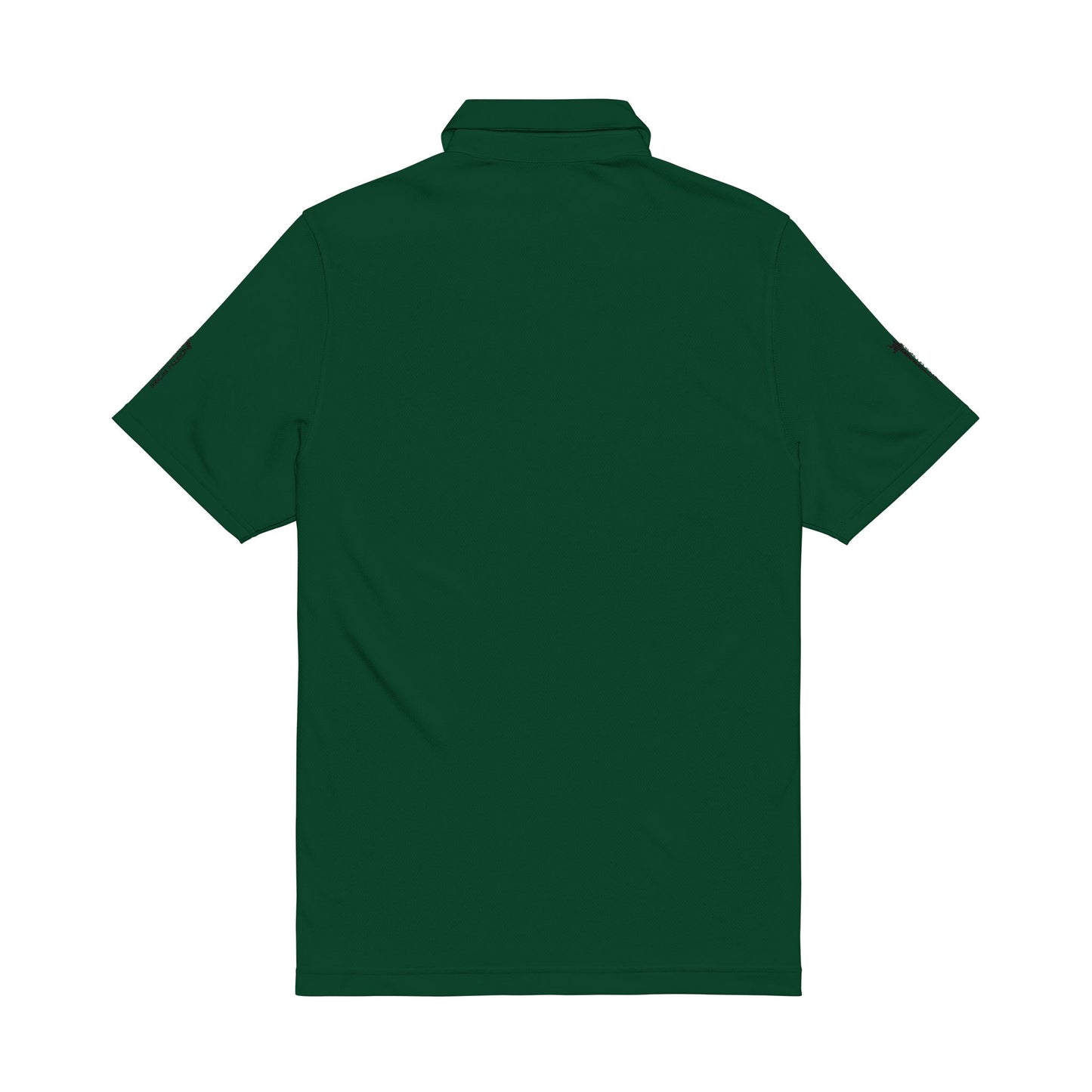 Embroidered White Performance Polo Shirt