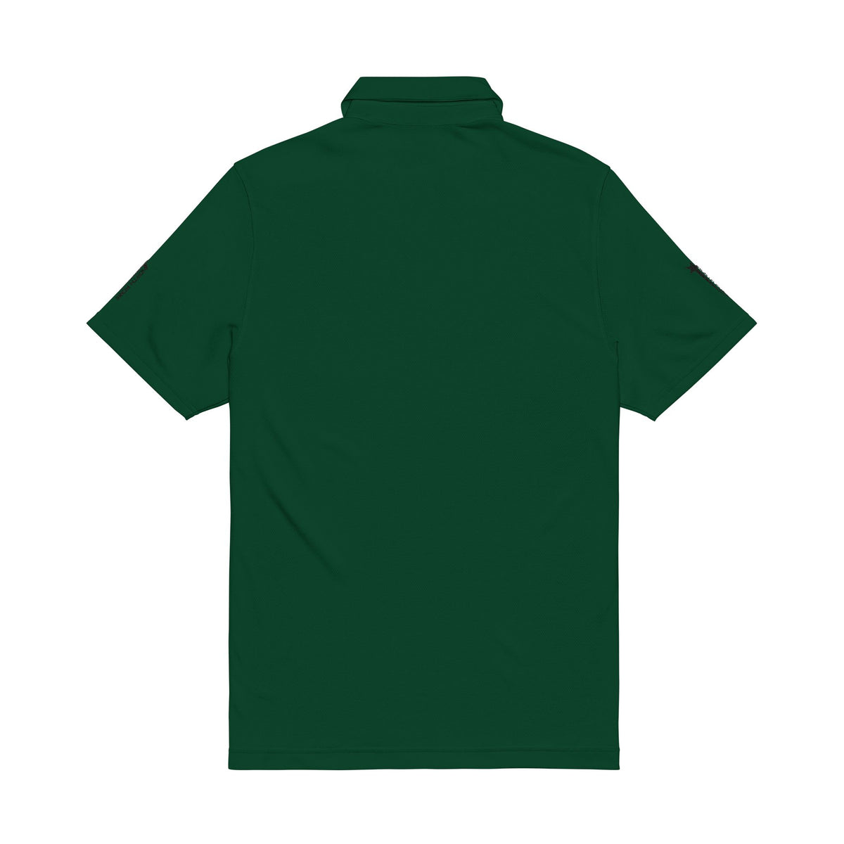 Embroidered White Performance Polo Shirt