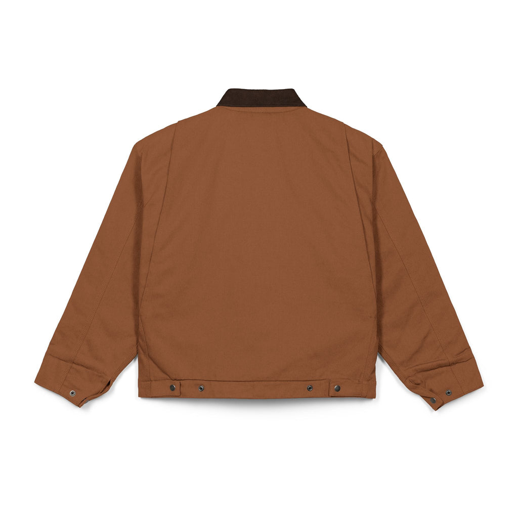 Duck Cloth Work Jacket - Brown Insulated Carpenter Jacket