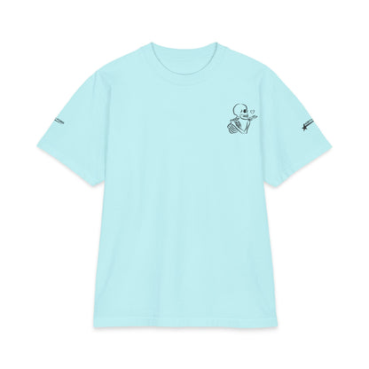 Skull & Roses T-Shirt — Double Skull Floral Graphic Tee