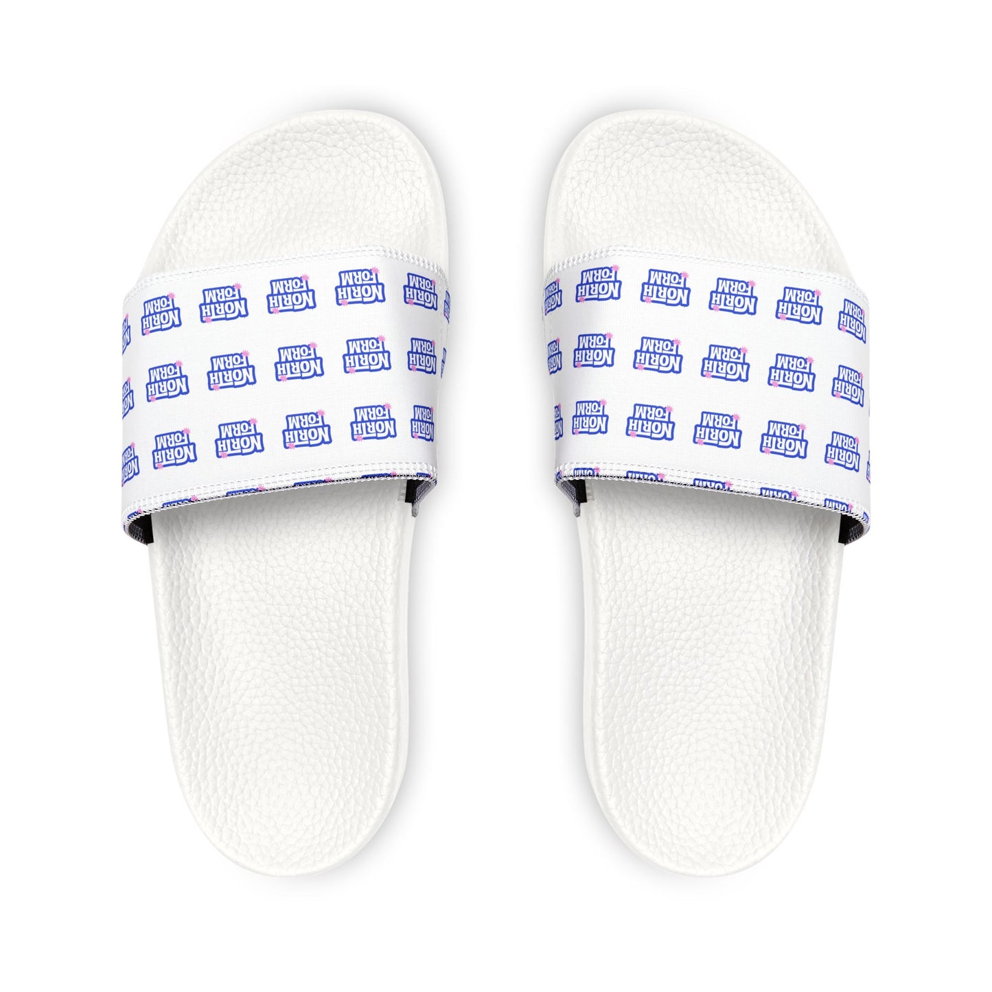 Men's Removable-Strap Slide Sandals — Custom Pattern Comfort Slides