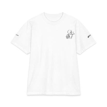 Skull & Roses T-Shirt — Double Skull Floral Graphic Tee