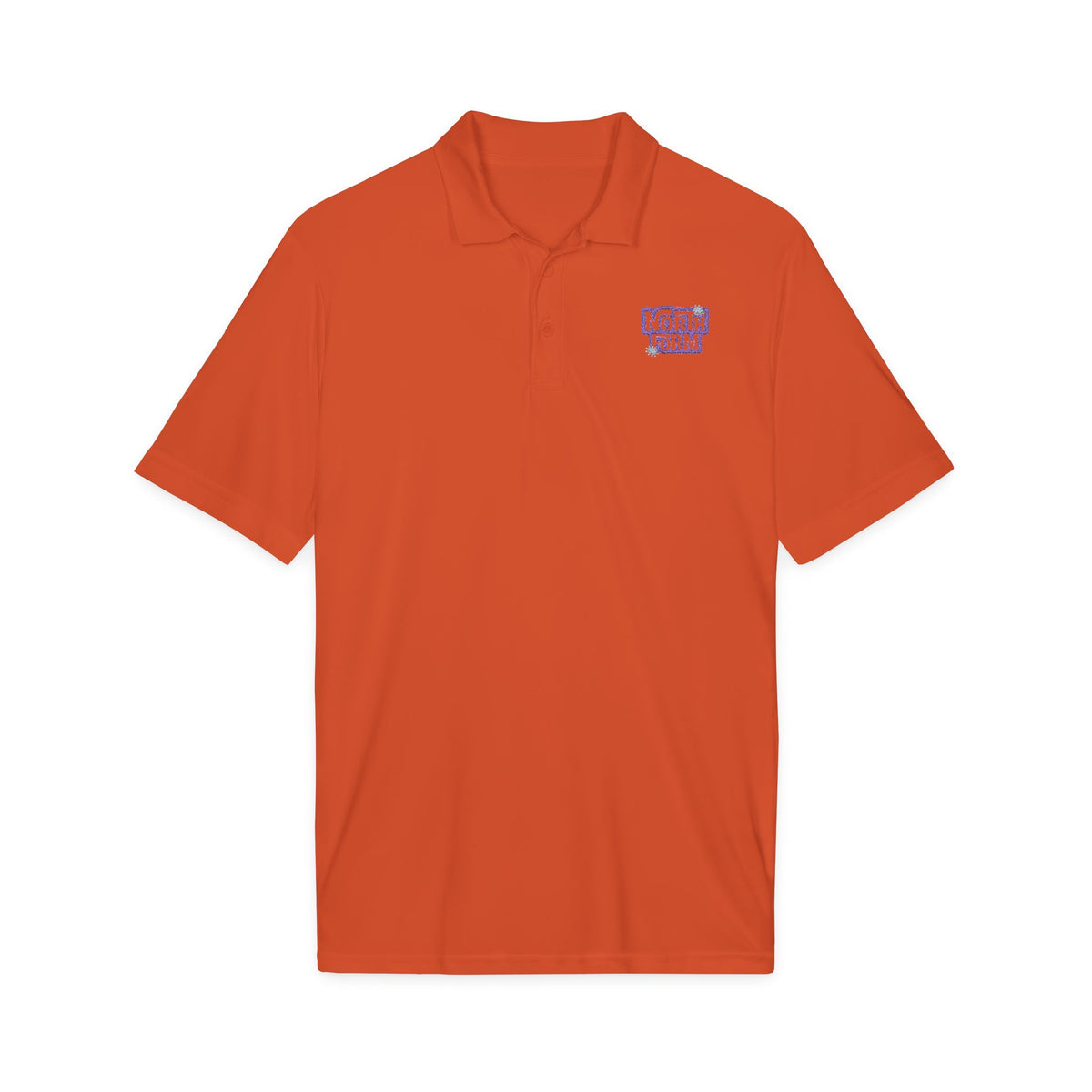 North Form Embroidered Polo Shirt — Performance Sport-Tech Work or Team Polo