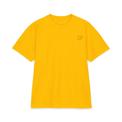 Graphic Tee — 'Overthinking Solves Nothing' Retro Statue Backprint