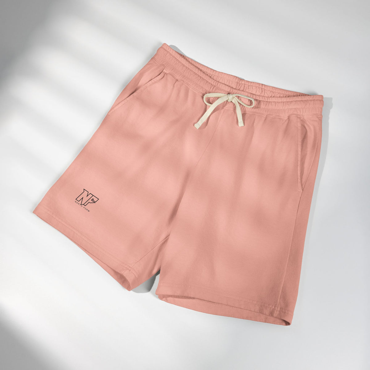 Lightweight Garment-Dyed Fleece Sweat Shorts — Casual Lounge & Activewear