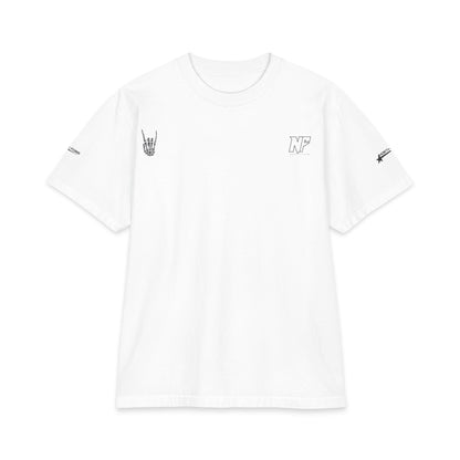 Relaxed Skeleton Graphic T-Shirt — "Chill Vibes" Back Print