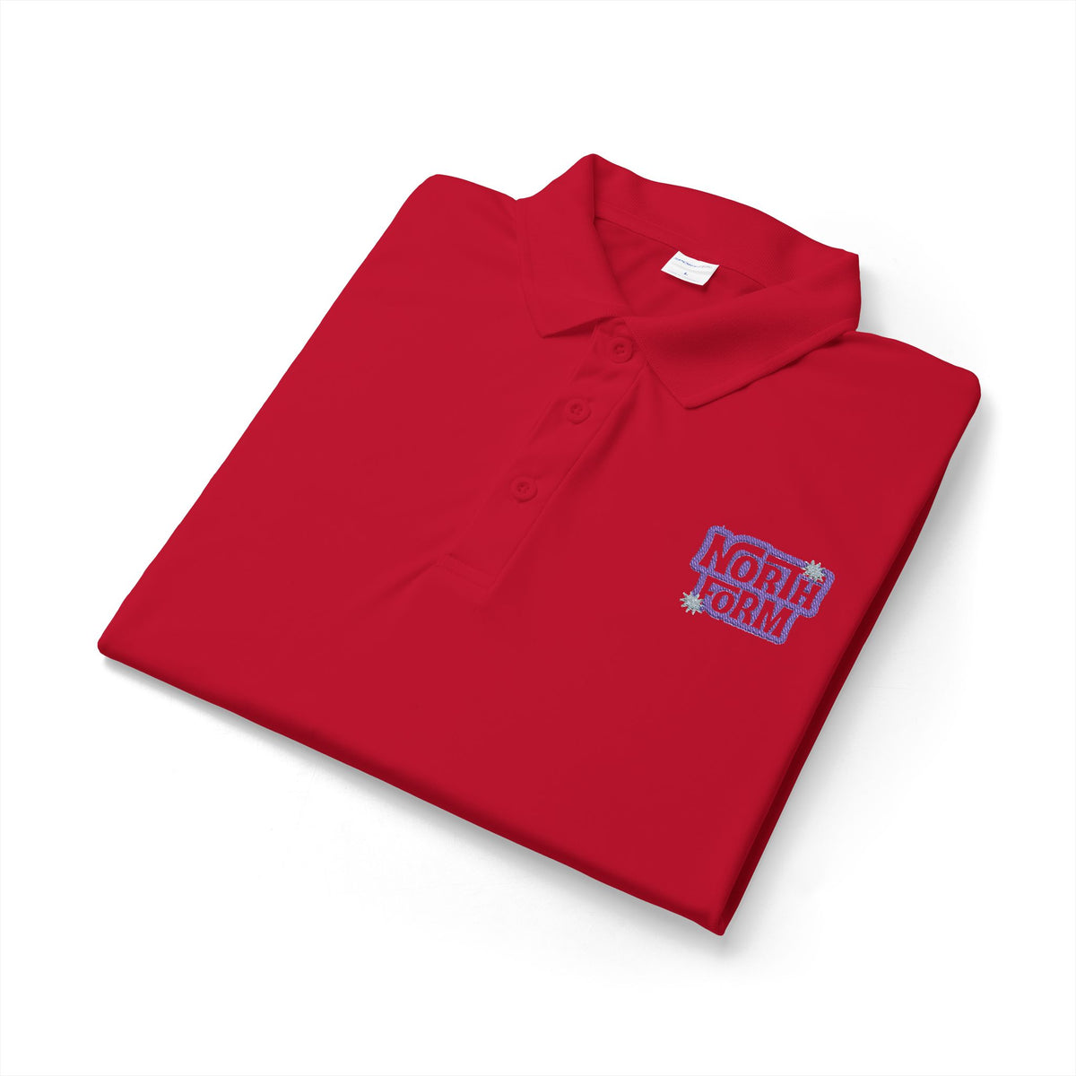 North Form Embroidered Polo Shirt — Performance Sport-Tech Work or Team Polo