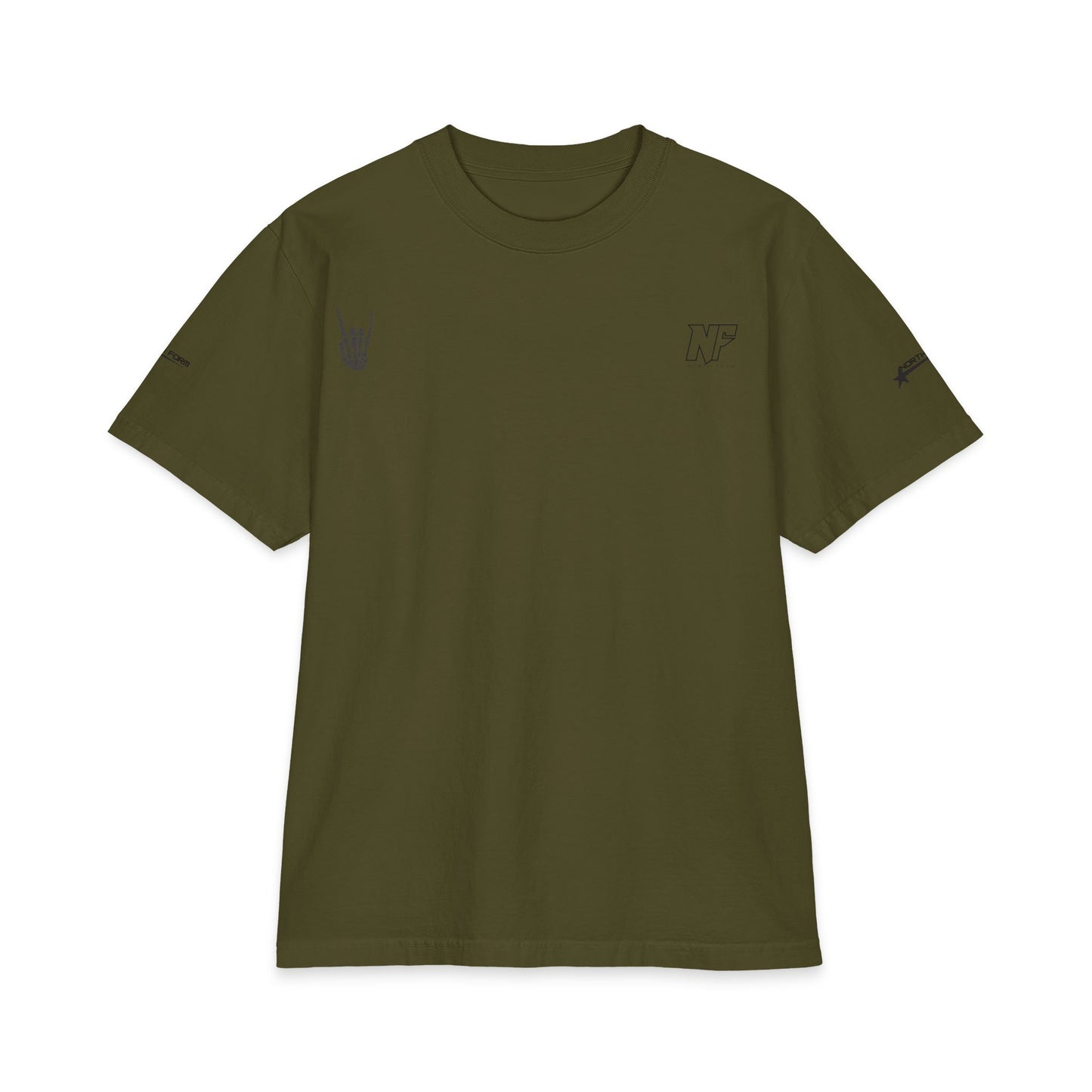 Relaxed Skeleton Graphic T-Shirt — "Chill Vibes" Back Print