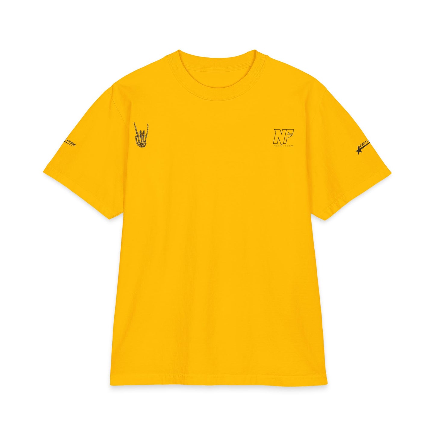 Relaxed Skeleton Graphic T-Shirt — "Chill Vibes" Back Print