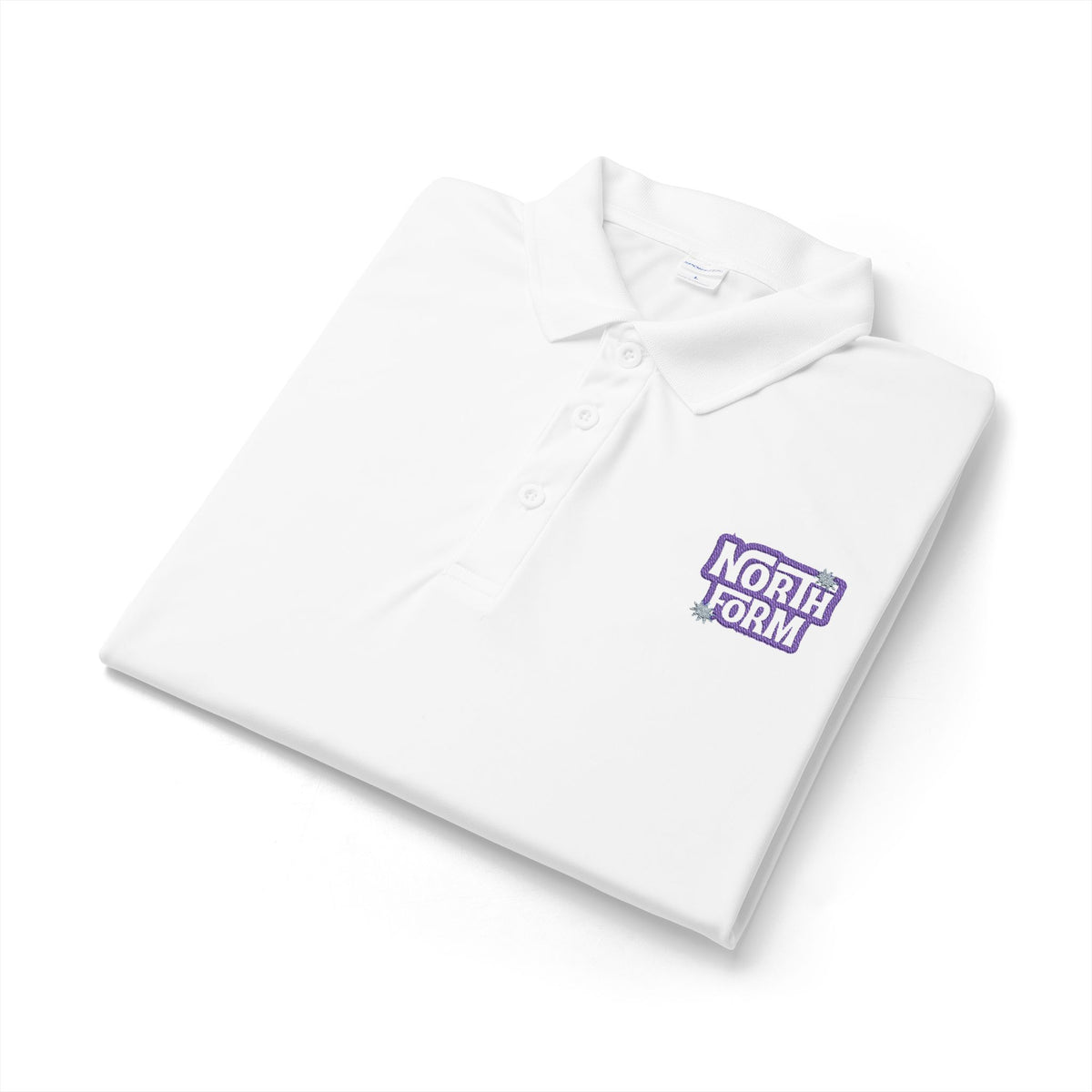 North Form Embroidered Polo Shirt — Performance Sport-Tech Work or Team Polo