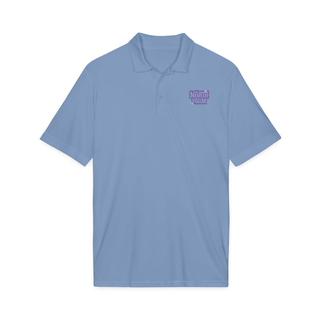 North Form Embroidered Polo Shirt — Performance Sport-Tech Work or Team Polo