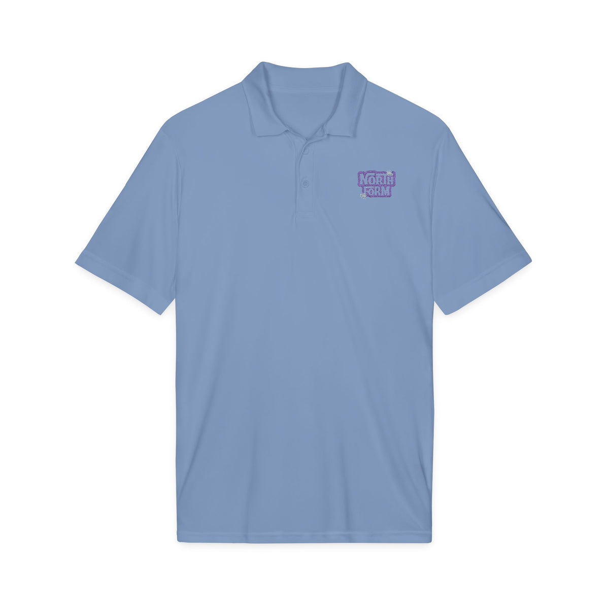 North Form Embroidered Polo Shirt — Performance Sport-Tech Work or Team Polo