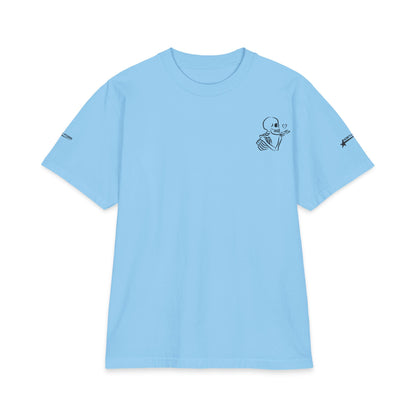 Skull & Roses T-Shirt — Double Skull Floral Graphic Tee