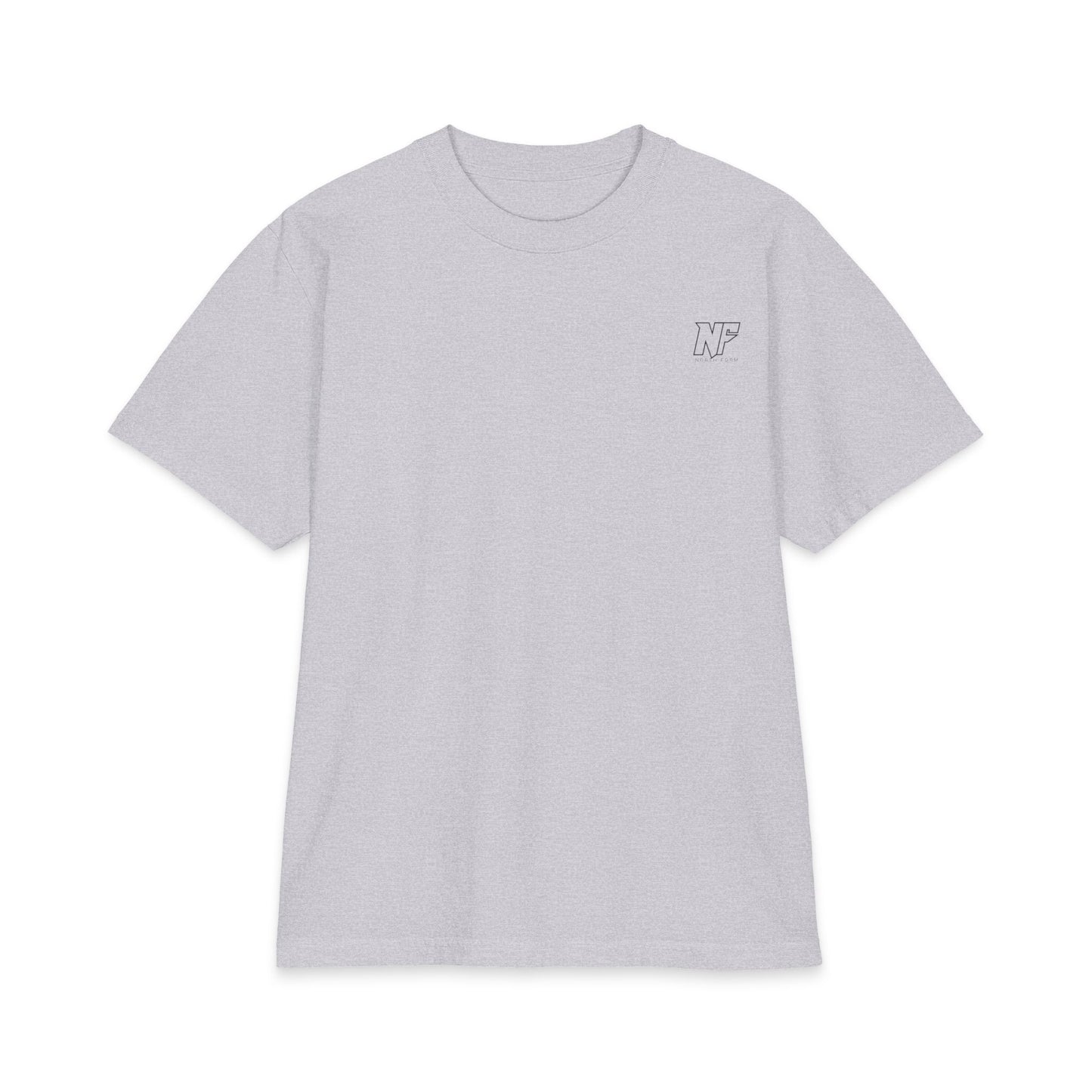 Graphic Tee — 'Overthinking Solves Nothing' Retro Statue Backprint