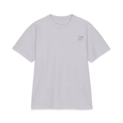 Graphic Tee — 'Overthinking Solves Nothing' Retro Statue Backprint