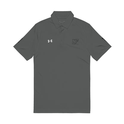 Embroidered White Performance Polo Shirt