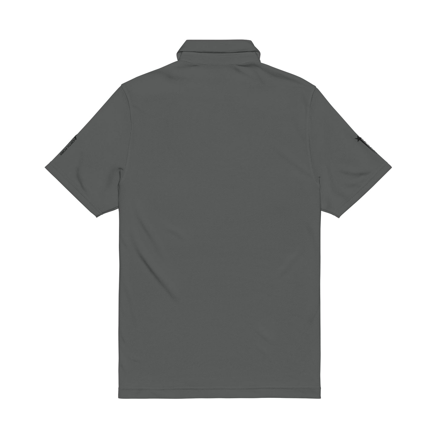Embroidered White Performance Polo Shirt