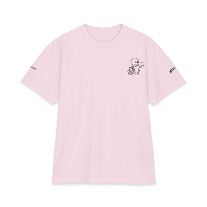 Skull & Roses T-Shirt — Double Skull Floral Graphic Tee