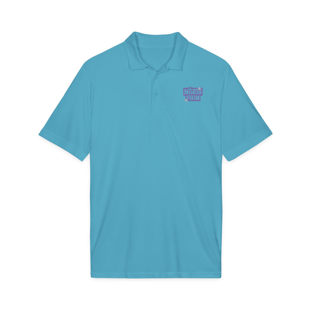 North Form Embroidered Polo Shirt — Performance Sport-Tech Work or Team Polo