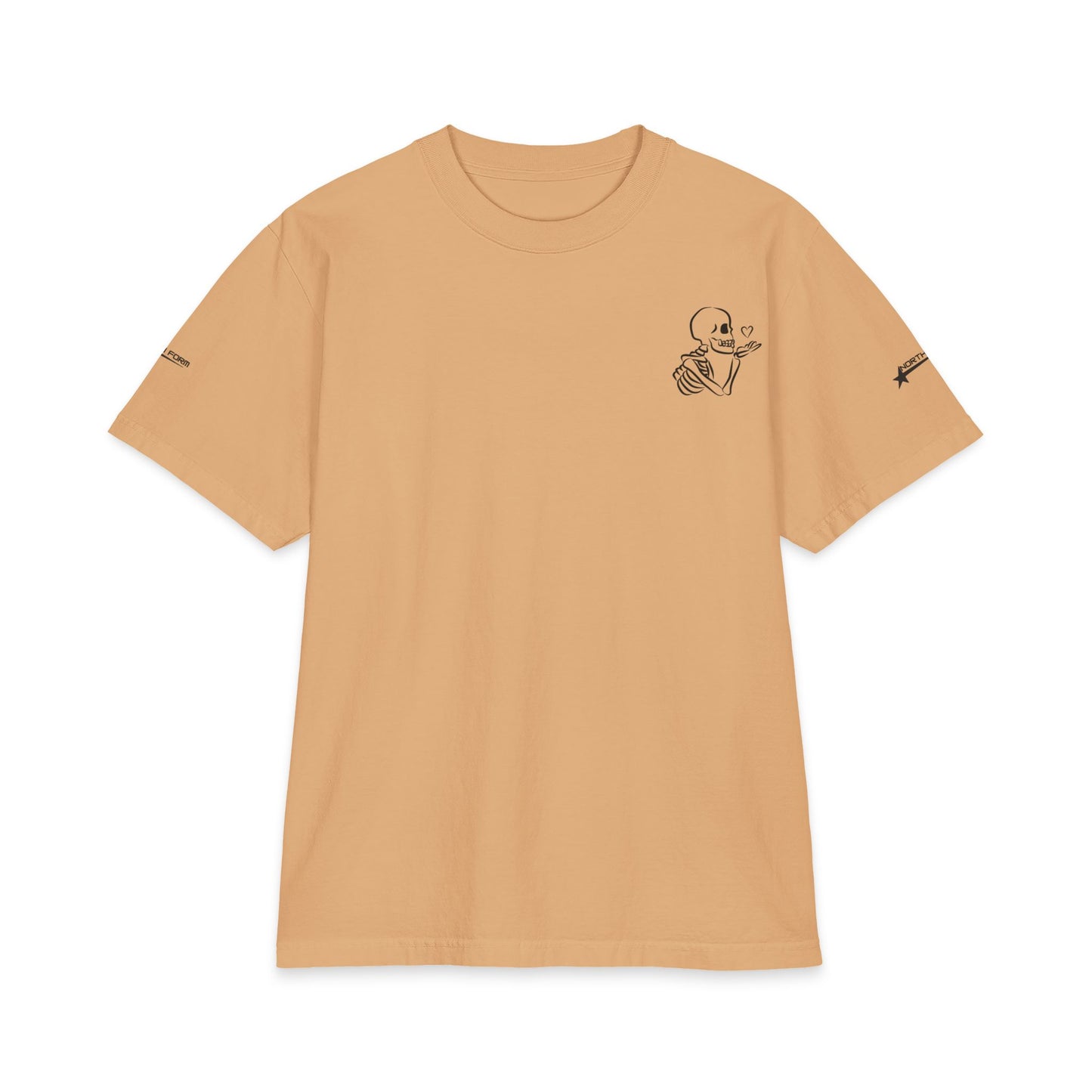 Skull & Roses T-Shirt — Double Skull Floral Graphic Tee