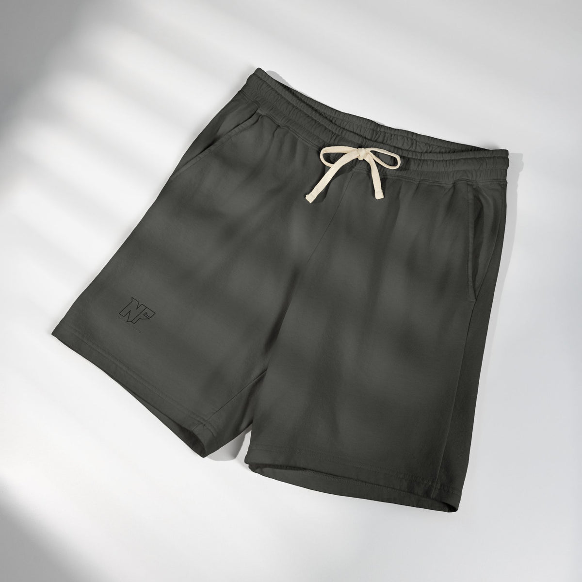 Lightweight Garment-Dyed Fleece Sweat Shorts — Casual Lounge & Activewear